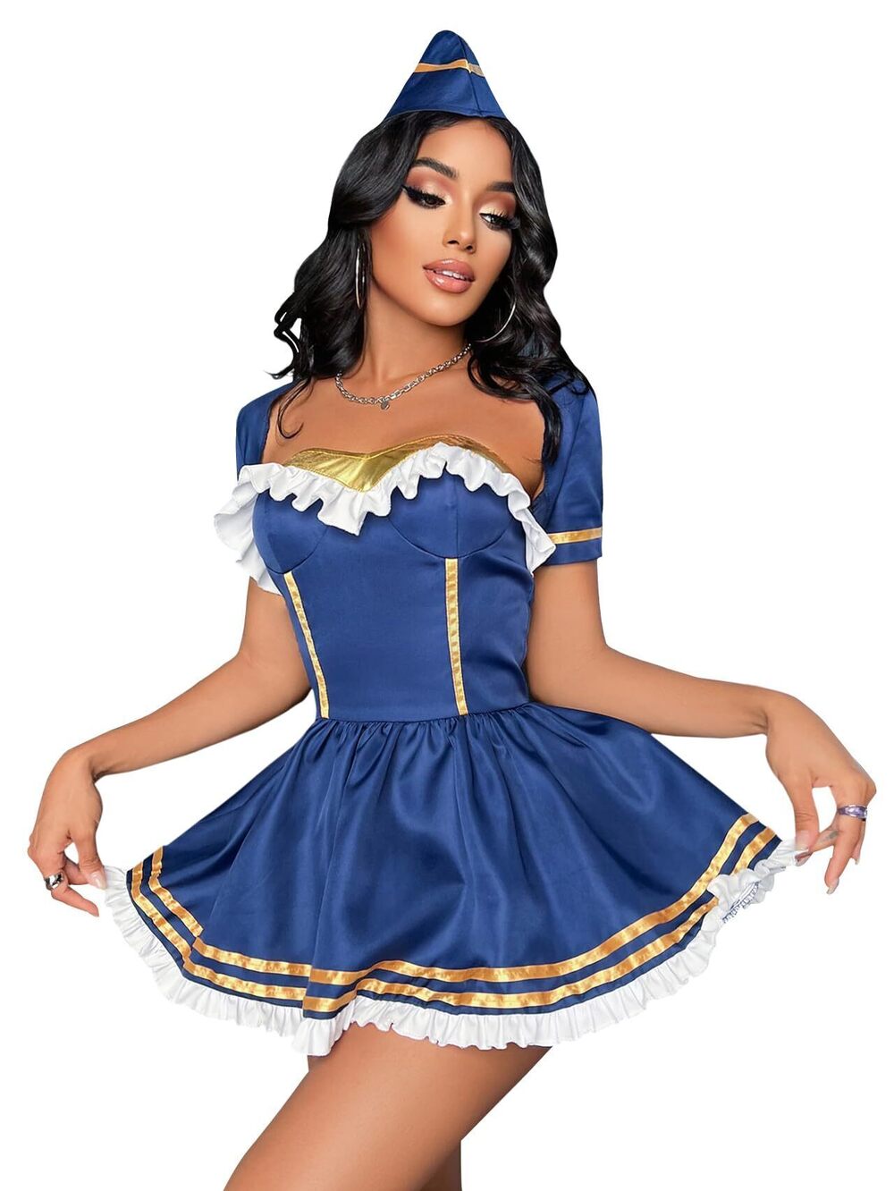 7320 Sexy Sailor Costume - 3 Pack Cosplay Dress School Uniform Outfit